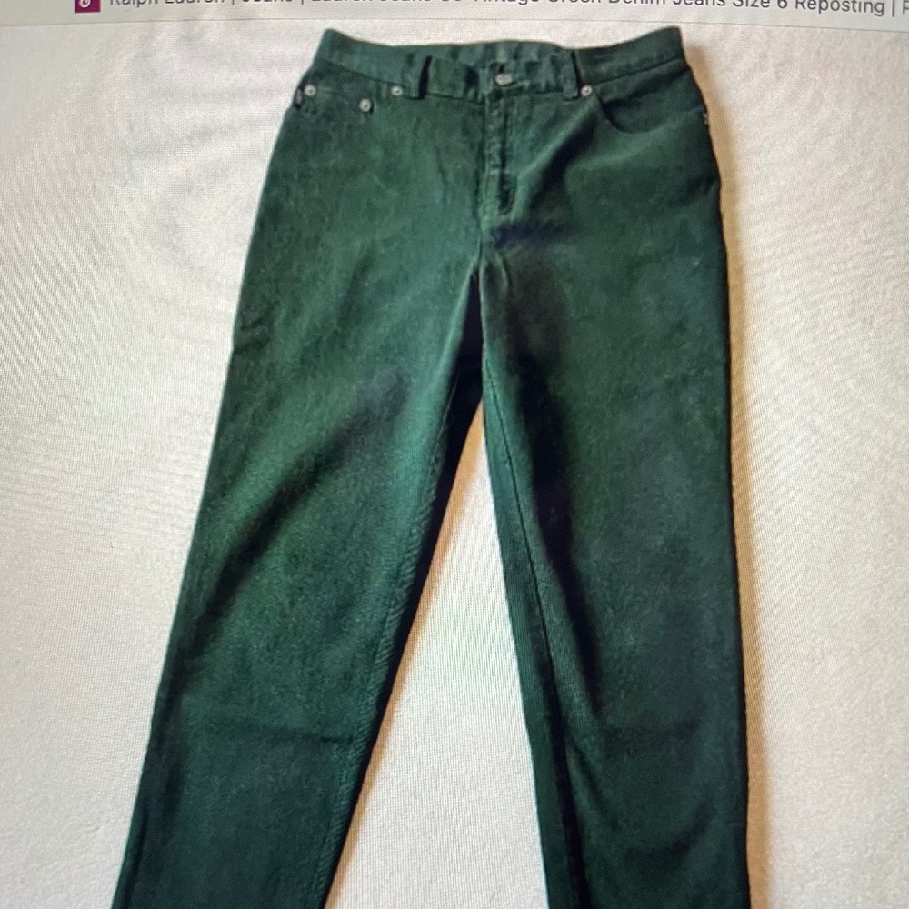 Lauren Jeans Co. vintage green denim jeans size 6 -Reposting